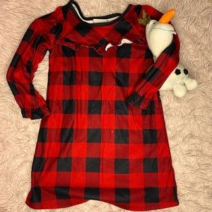 Toddler Red Buffalo Check Nightgown by Wondershop @ Target